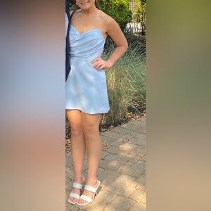 Light Blue Women's Boutique Mini Dress